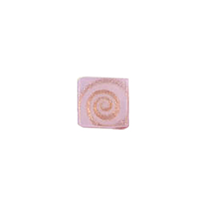 Glass Cabochons decorated Squares 8824