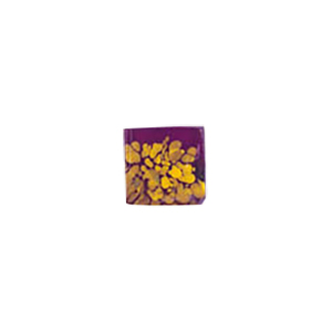 Glass Cabochons decorated Squares 8833