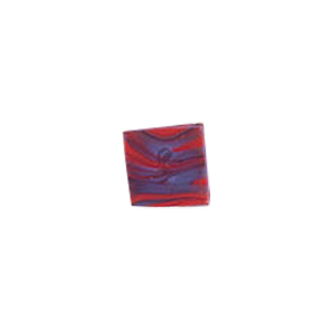 Glass Cabochons decorated Squares 8842