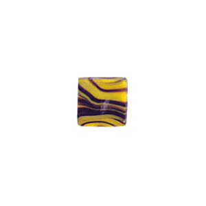 Glass Cabochons decorated Squares 8847