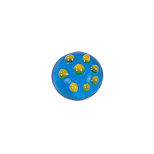 Glass Cabochons decorated Circles 8875