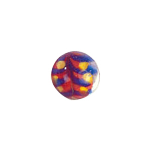 Glass Cabochons decorated Circles 8886