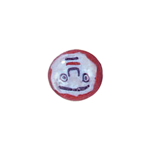 Glass Cabochons decorated Circles 8903