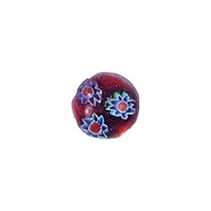 Glass Cabochons decorated Circles 8912