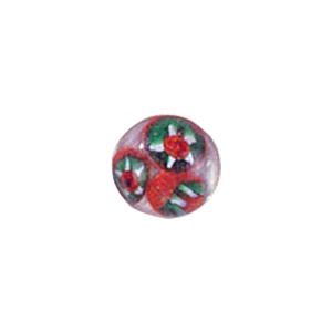 Glass Cabochons decorated Circles 8917