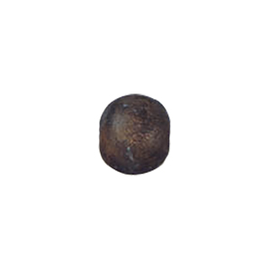 Hand Carved Horn Beads Gray or Black 10009