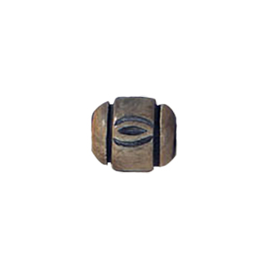 Hand Carved Horn Beads Gray or Black 10013