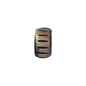Hand Carved Horn Beads Gray or Black 10015