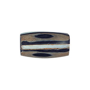 Hand Carved Horn Beads Gray or Black 10023