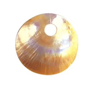 MOP Shell Pendants Brown dyed 10266