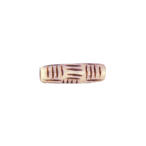 Hand Carved Bone Beads Natural finish 9689