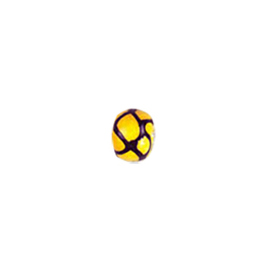 Hand Carved Bone Beads Coloured 9760