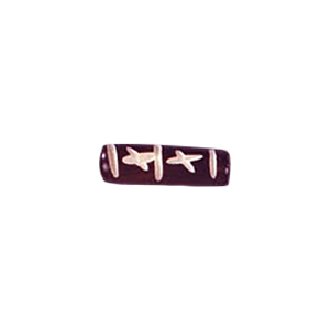 Hand Carved Bone Beads Coloured 9819