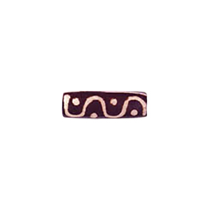 Hand Carved Bone Beads Coloured 9842