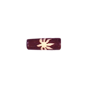 Hand Carved Bone Beads Coloured 9849