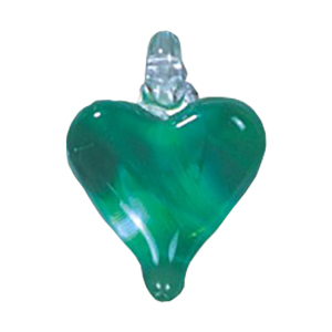 Silver Foiled Glass Pendants 12004