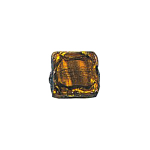 Silver Foiled Mirror Foiled Beads 12060