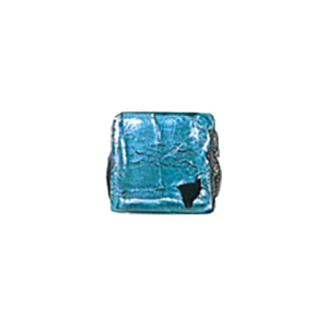 Silver Foiled Mirror Foiled Beads 12064