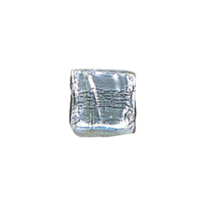 Silver Foiled Mirror Foiled Beads 12066