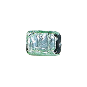 Silver Foiled Mirror Foiled Beads 12070