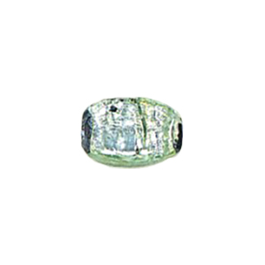 Silver Foiled Mirror Foiled Beads 12074