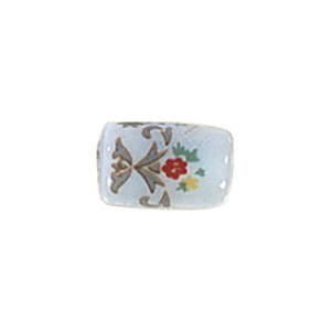 Printed Fancy Glass Beads 11226