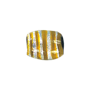 Silver Foiled Mirror Foiled Beads 12086