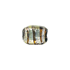 Silver Foiled Mirror Foiled Beads 12093