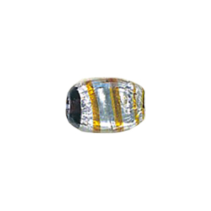 Silver Foiled Mirror Foiled Beads 12094