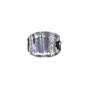 Silver Foiled Mirror Foiled Beads 12099