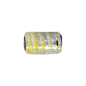 Silver Foiled Mirror Foiled Beads 12116