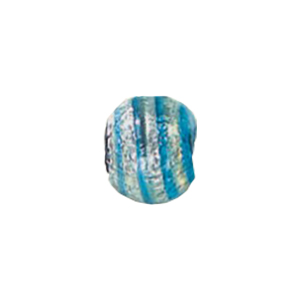 Lampworked Silver Foiled Mirror Foiled Beads 12121
