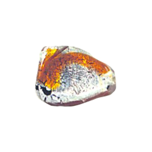 Lampworked Silver Foiled Mirror Foiled Beads 12127