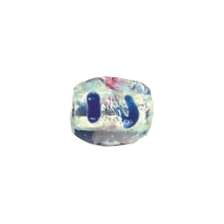 Lampworked Silver Foiled Mirror Foiled Beads 12142