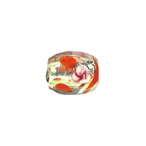 Lampworked Silver Foiled Mirror Foiled Beads 12145