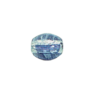 Lampworked Silver foiled Beads 11396