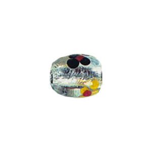 Lampworked Silver foiled Beads 11404