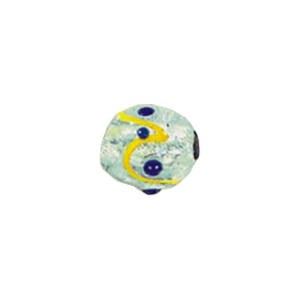 Lampworked Silver foiled Beads 11410