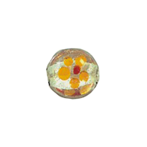Lampworked Silver foiled Beads 11417