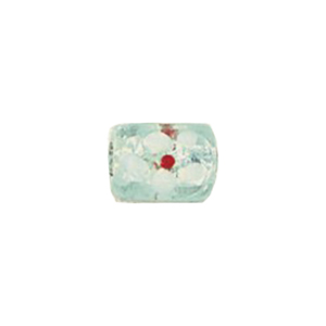 Lampworked Silver foiled Beads 11418