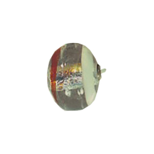 Lampworked Silver Foiled Mirror Foiled Beads 12182