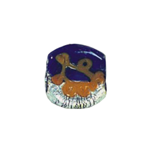 Lampworked Silver foiled Beads 11439