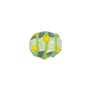 Lampworked Silver foiled Beads 11446