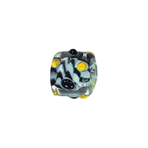 Lampworked Silver foiled Beads 11450