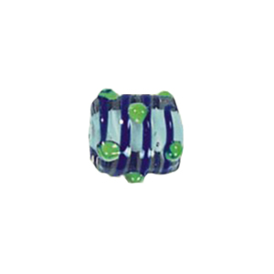 Lampworked Silver foiled Beads 11453