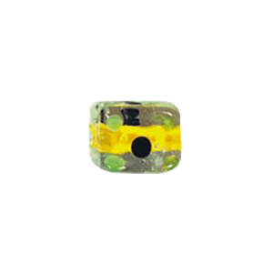 Lampworked Silver foiled Beads 11454