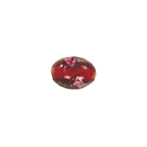 2 tone color lined Glass Beads and w or stringer designs 11680