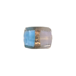 2 tone color lined Glass Beads and w or stringer designs 11695