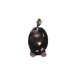 Glass Charms Silver foiled and lampworked 11712