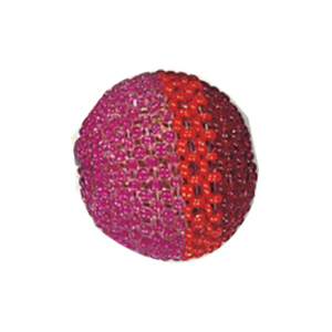 Crochet wrapped Wood Beads 11818